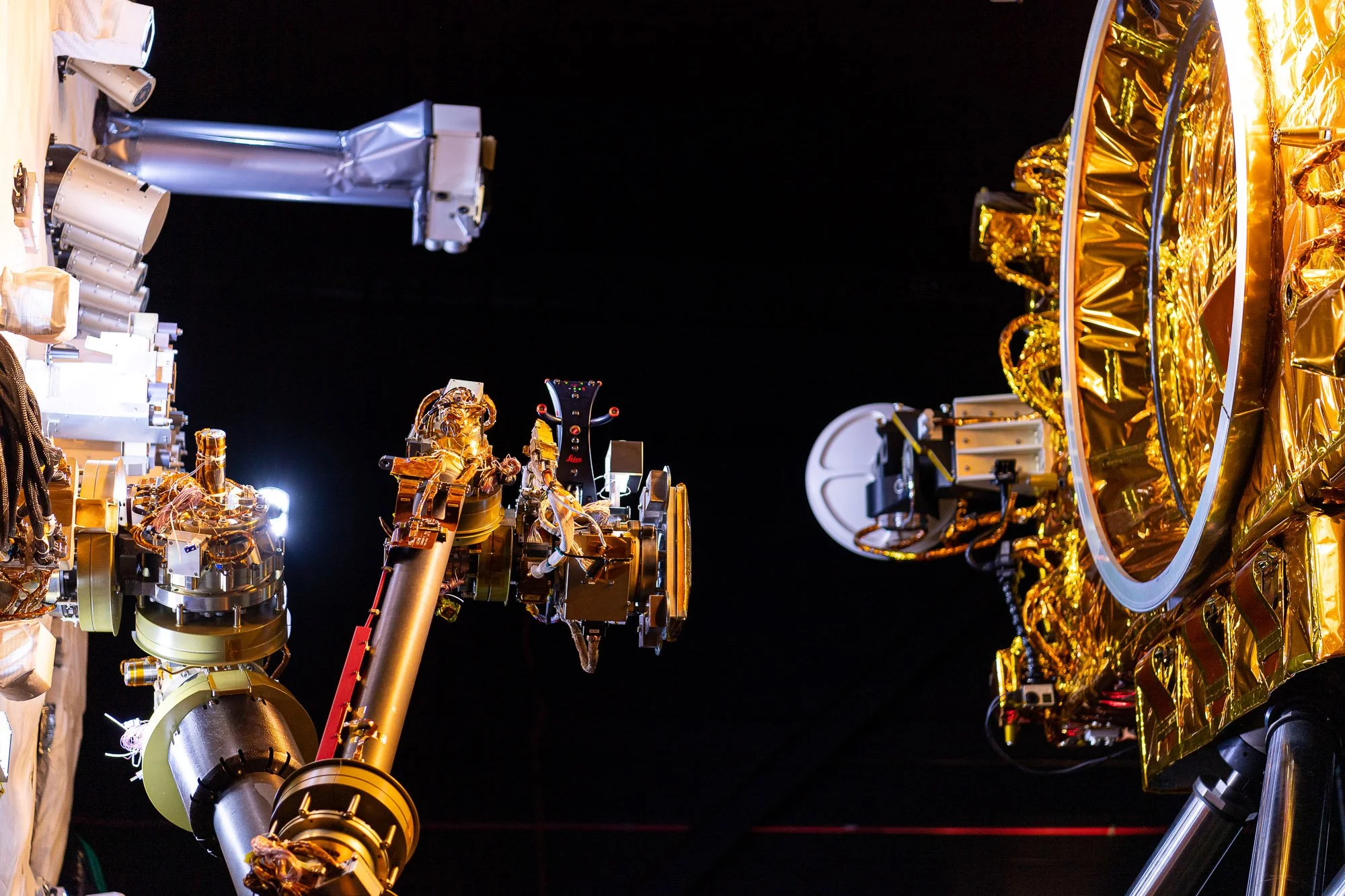 OSAM-1 robotic servicing hardware during testing at NASA Goddard